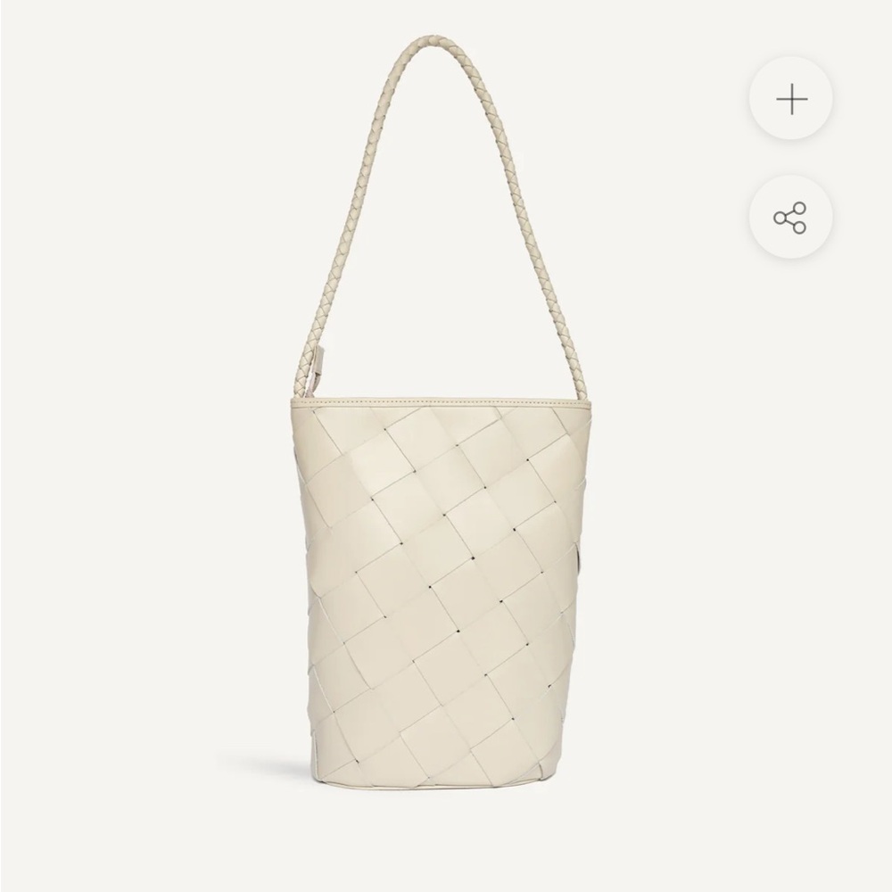 Marion Grand Cream Weave Bag